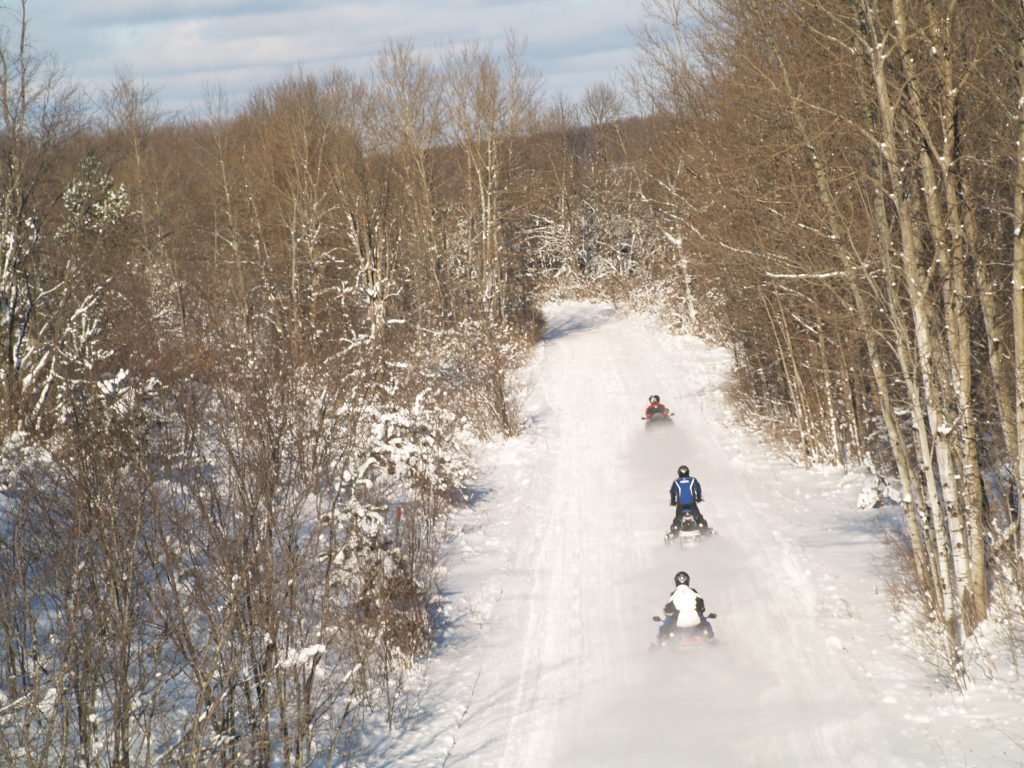 Snowmobile Gaylord Michigan